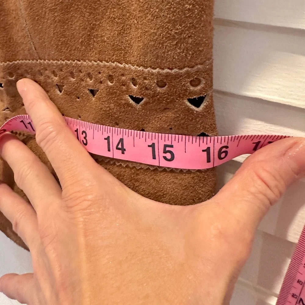 Brown Suede Vest - Picture 8 of 12